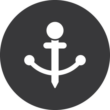 çapa simgesi vektör illüstrasyonu