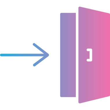 ok simgesi vektör illüstrasyonu