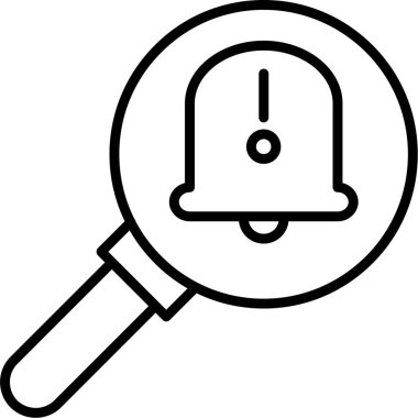 Arama simgesi vektör illüstrasyonu