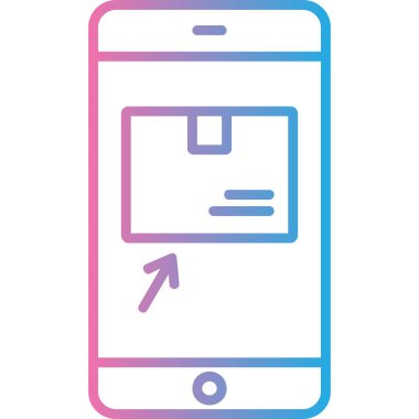 mobil simge vektör illüstrasyonu