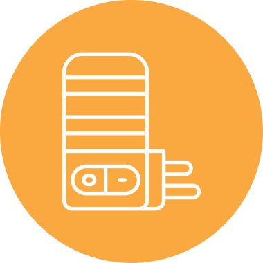 vektör elektrikli ısıtıcı ico