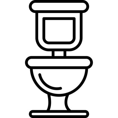 banyo lavabosu vektör çizgisi simgesi tasarımı