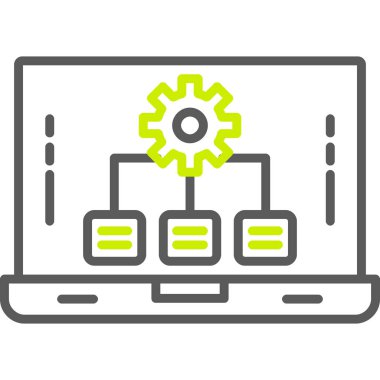 bilgisayar simgesi vektör illüstrasyonu