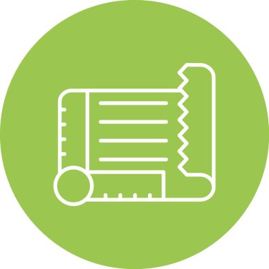 Belge. Web simgesi basit illüstrasyon