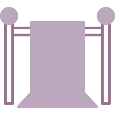 Tahta bir sandalyenin beyaz arka planının vektör çizimi