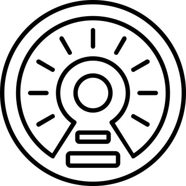 Kamera simgesi, vektör illüstrasyonu