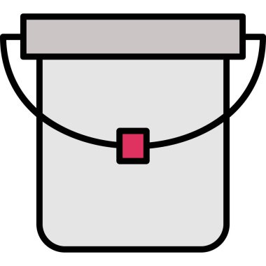 çanta simgesi vektör illüstrasyonu