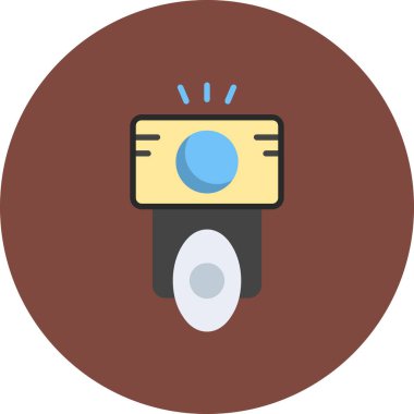 Kamera. Web simgesi basit illüstrasyon