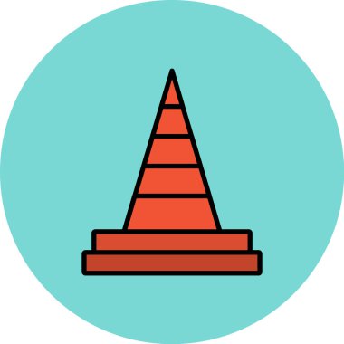 Web ve mobil uygulaması tasarım, piramit logo kavramı için beyaz arka plan üzerinde izole piramit simge vektör