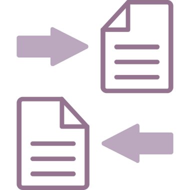 belge dosya vektör simgesi