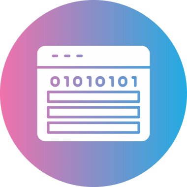 Web simgesi, basit vektör illüstrasyonu