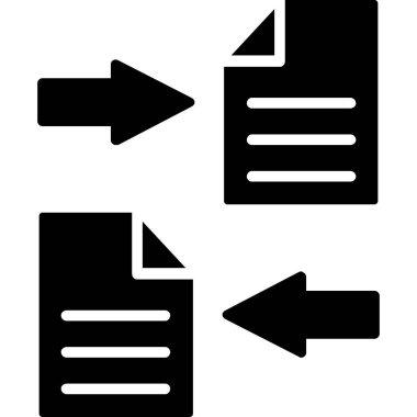 dosya vektör simgesi, modern biçim
