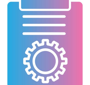 dişli simgesi vektör illüstrasyonu