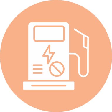 Elektrik gücü. Web simgesi basit illüstrasyon