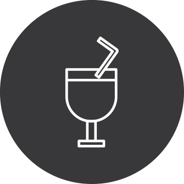 Kokteyl içeceği çizimi