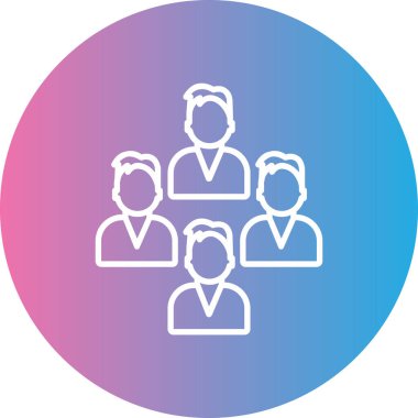 İnsan simgesinin vektör illüstrasyonu