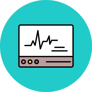 izleyici ikon vektör illüstrasyonu