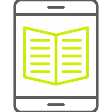 kitap simgesi vektör illüstrasyonu