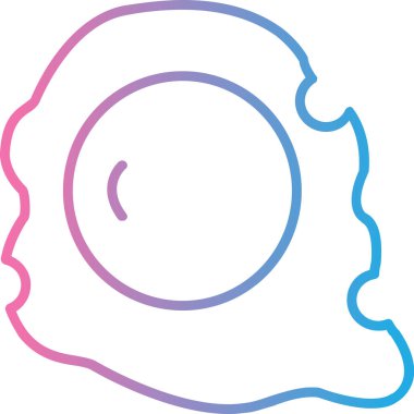 Beyin. Web simgesi basit illüstrasyon