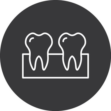 Modern simgenin vektör illüstrasyonu