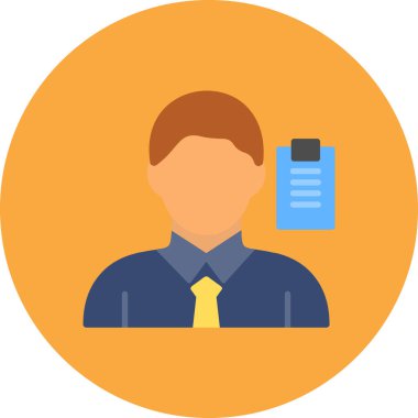 yönetici & çalışanlar için iş yönetimi dairesi simgesi