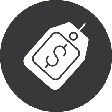 Etiket. Web simgesi basit illüstrasyon