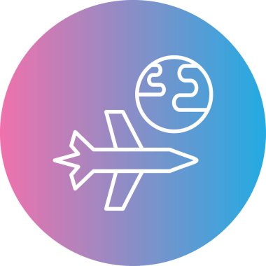 Seyahat simgesinin vektör illüstrasyonu