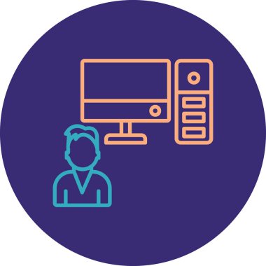 seo modern simgesinin vektör illüstrasyonu