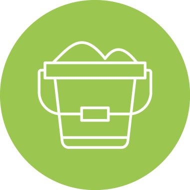 Sepet. Web simgesi basit illüstrasyon