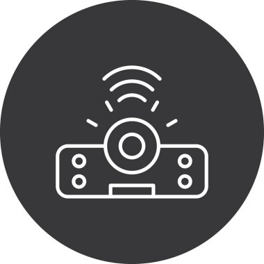 Kamera. Web simgesi basit tasarım