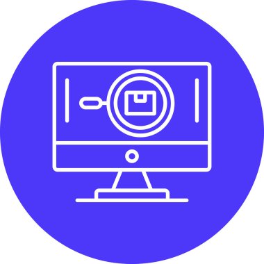 seo modern simgesinin vektör illüstrasyonu