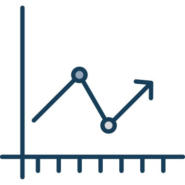bar çizelgesi vektör renk simgesi