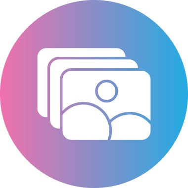 Kamera simgesinin vektör illüstrasyonu