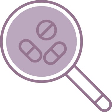 büyütme cam vektör simgesi