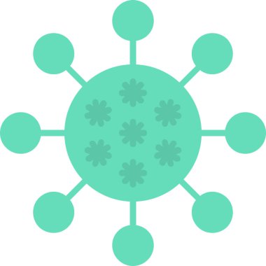 Virüs. Web simgesi basit tasarım