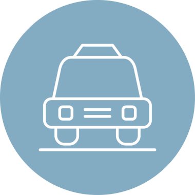 araba simgesi vektör illüstrasyonu