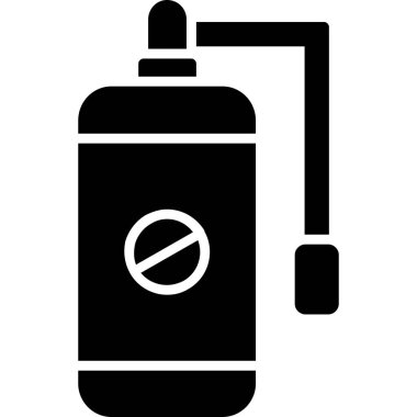 gaz söndürücü ikon vektör illüstrasyonu