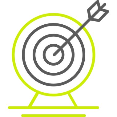 hedef simge vektör illüstrasyonu