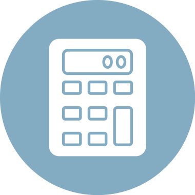 Hesap makinesi. Web simgesi basit tasarım