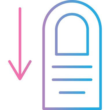 Belge. Web simgesi basit illüstrasyon