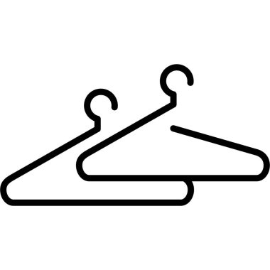 askı simgesi vektör illüstrasyonu