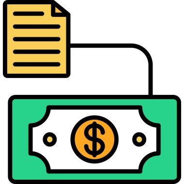 Dolar para değişimi simgesi