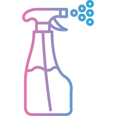 Temizleme simgesinin vektör illüstrasyonu