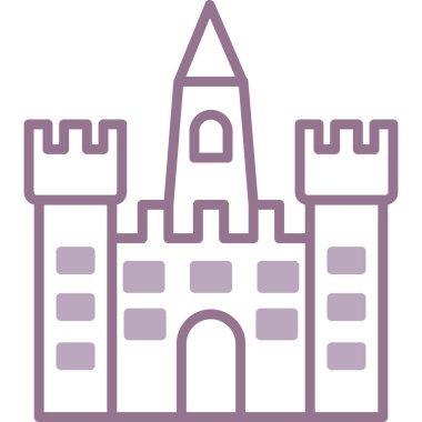 şehir şatosu simgesi ana hatlarıyla oluşturuluyor