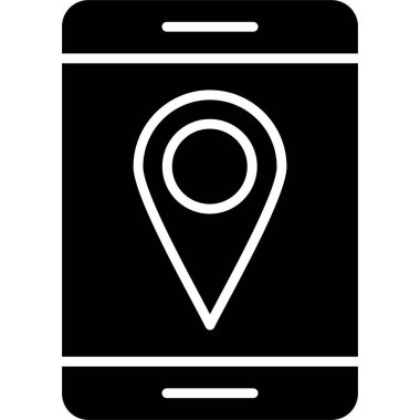 Konumu simgesi simge vektör