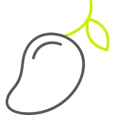 elma ikonu vektör illüstrasyonu