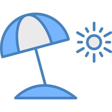 Bir ışık simgesinin vektör illüstrasyonu