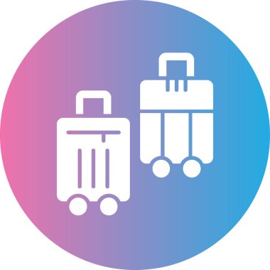 Bagaj simge vektör çizim