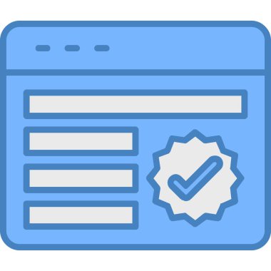 Web simgesi, vektör illüstrasyonu