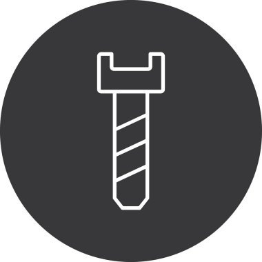 İngiliz anahtarı. Web simgesi basit illüstrasyon